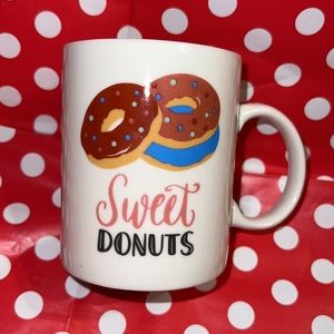 New “Sweet Donuts” Kitchen & Co. Ceramic 14 Oz Coffee Mug - Gift Idea